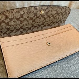 Coach Slim Wallet Leather